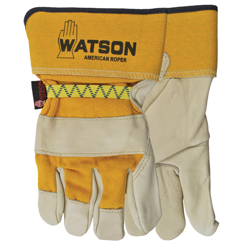 American Roper Gloves, X-Large, Grain Cowhide Palm, Cotton Inner Lining Helyx Safety & Industrial Supplies