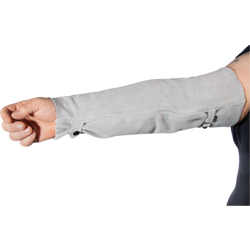 Manches r&eacute;sistantes &agrave; la chaleur pour soudeur, 24" lo, Gris perle Helyx Safety & Industrial Supplies