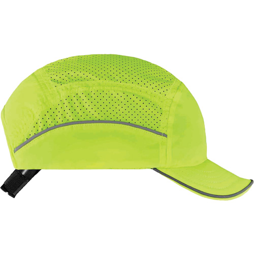 Skullerz&reg; 8955 Lightweight Bump Cap Hat, High Visibility Lime Green Helyx Safety & Industrial Supplies