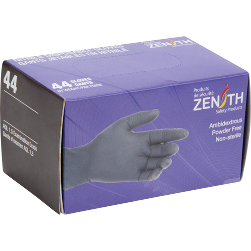 Vending Pack Disposable Gloves, 2X-Large, Nitrile, 5-mil, Powder-Free, Black Helyx Safety & Industrial Supplies