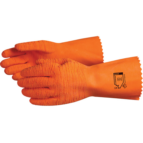 Chemstop Chemical Resistant Gloves, Size 8, 12" L, Latex, Cotton Jersey Inner Lining Helyx Safety & Industrial Supplies