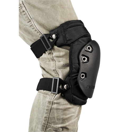ProFlex&reg; 435 Comfort Hinged Hard Cap Knee Pads, Buckle Style, Rubber Caps, Foam/Gel Pads Helyx Safety & Industrial Supplies