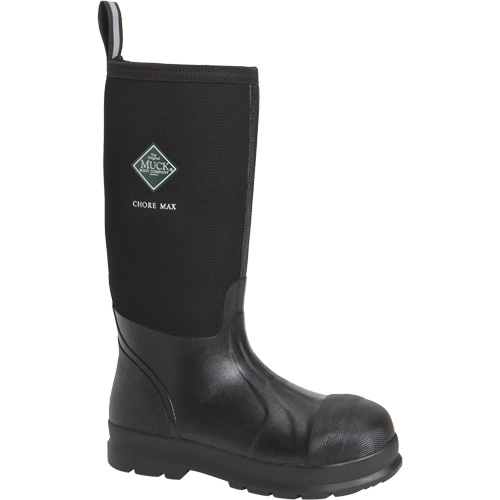 Bottes de s&eacute;curit&eacute; Chore Max, Caoutchouc, Embout Composite, Pointure 10, Semelle R&eacute;sistant aux perforations Helyx Safety & Industrial Supplies