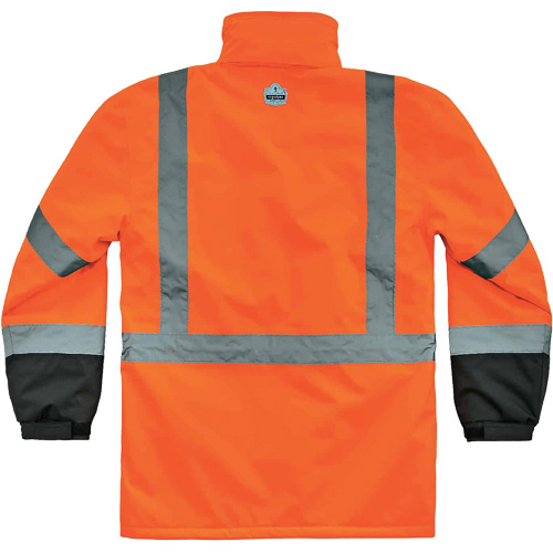GloWear&reg; 8384 Type R Thermal Parka, High Visibility Orange, Large Helyx Safety & Industrial Supplies