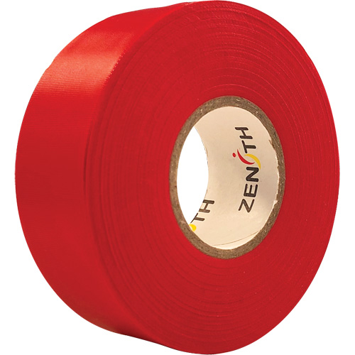 Ruban de signalisation, 1,1875" la x 164' lo, Rouge Helyx Safety & Industrial Supplies