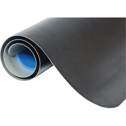 WD Elegance Anti-Microbial Mats, Smooth, 3' x 5' x 9/16", Black, Vinyl Helyx Safety & Industrial Supplies