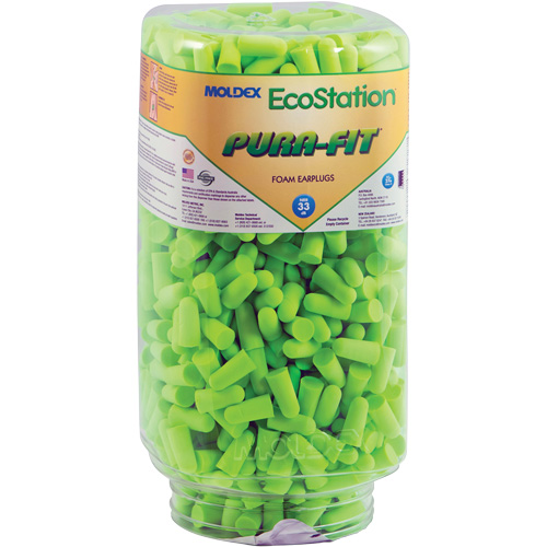 EcoStation Pura-Fit&reg; Earplug Refill, Bulk - Canister Helyx Safety & Industrial Supplies