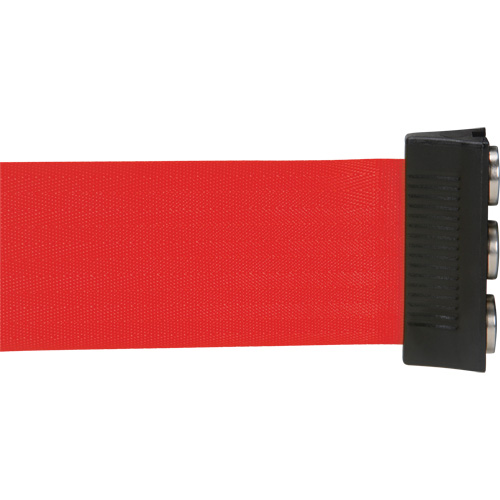 Magnetic Tape Cassette for Build-Your-Own Crowd Control Barrier, 12', Red Tape Helyx Safety & Industrial Supplies