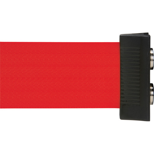 Cassette de ruban magn&eacute;tique pour barri&egrave;re de contr&ocirc;le des foules personnalis&eacute;e, 7', Ruban Rouge Helyx Safety & Industrial Supplies