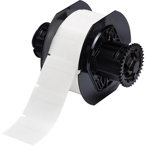 &eacute;tiquettes auto plastifiantes de s&eacute;rie B33, Vinyle, 1,75" lo x 1,5" h, Blanc Helyx Safety & Industrial Supplies