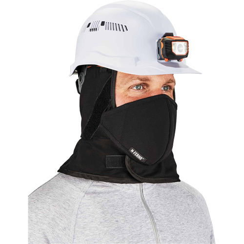 Doublure de casque de s&eacute;curit&eacute; d'hiver N-Ferno avec cache-bouche, Doublure en Molleton, Taille unique, Noir Helyx Safety & Industrial Supplies