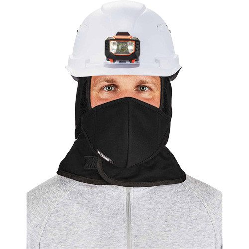 Doublure de casque de s&eacute;curit&eacute; d'hiver N-Ferno avec cache-bouche, Doublure en Molleton, Taille unique, Noir Helyx Safety & Industrial Supplies