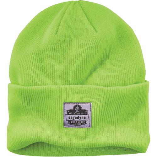 Bonnet en tricot c&ocirc;tel&eacute; N-Ferno, Taille unique, Vert lime haute visibilit&eacute; Helyx Safety & Industrial Supplies