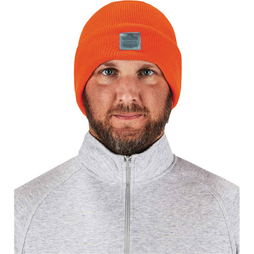 Bonnet en tricot c&ocirc;tel&eacute; N-Ferno, Taille unique, Orange Helyx Safety & Industrial Supplies