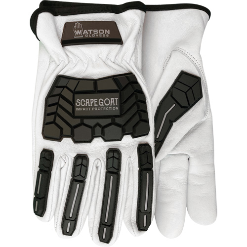 Gants antichocs Scape Goat, Moyen, Paume en Ch&egrave;vre, Poignet &agrave; enfiler Helyx Safety & Industrial Supplies