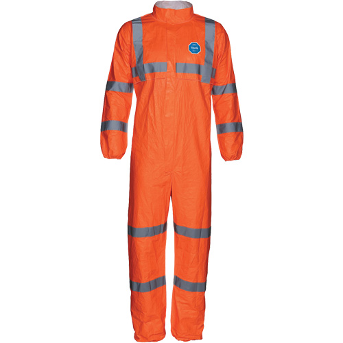 HV High Visibility Coveralls with Collar, Small, Orange, Tyvek&reg; 500 Helyx Safety & Industrial Supplies