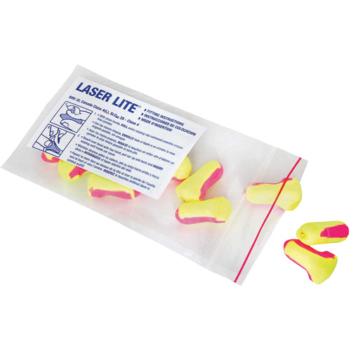Howard Leight Laser Lite&reg; Single-Use Earplugs, Bulk - Polybag Helyx Safety & Industrial Supplies