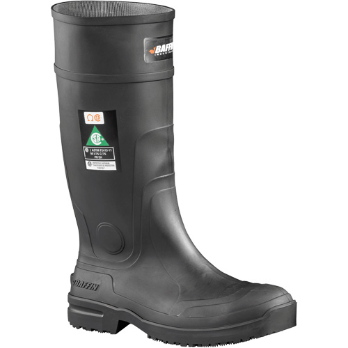 Bottes antid&eacute;rapantes, Caoutchouc, Embout Acier, Pointure 9 Helyx Safety & Industrial Supplies