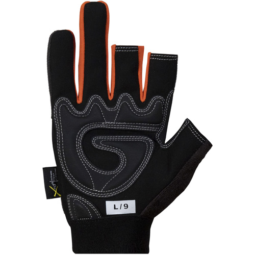 Clutch Gear&reg; Open-Finger Framers Gloves, Synthetic Palm, Size Small Helyx Safety & Industrial Supplies
