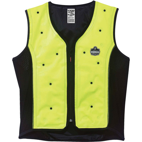 Chill-Its&reg; 6685 Dry Cooling Vest, 4X-Large, High Visibility Lime-Yellow Helyx Safety & Industrial Supplies