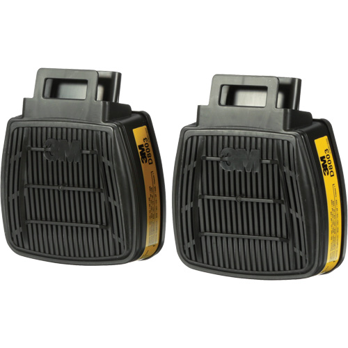 Secure Click Respirator Cartridge, Gas/Vapour Cartridge, Organic Vapour/Acid Gas Helyx Safety & Industrial Supplies