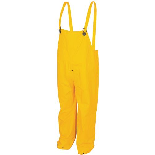 Pantalons &agrave; bavette imperm&eacute;ables de s&eacute;rie classique, Grand, Polyester/PVC, Jaune Helyx Safety & Industrial Supplies