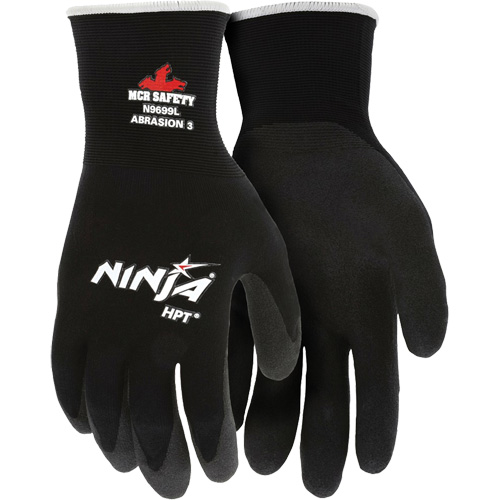 Gants enduits Ninja, Grand, R&ecirc;vetement HPT, Calibre 15, Enveloppe en Nylon Helyx Safety & Industrial Supplies