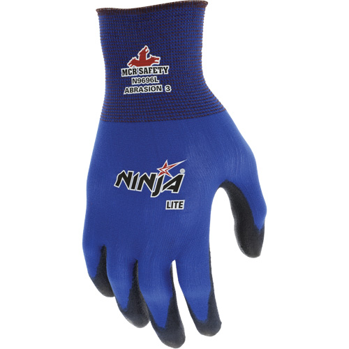 Gants enduits Lite Ninja, Grand, R&ecirc;vetement Polyur&eacute;thane, Calibre 18, Enveloppe en Nylon Helyx Safety & Industrial Supplies