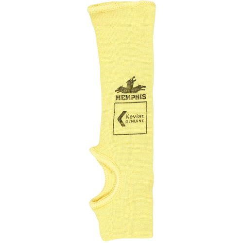 Safety Cut Pro Single-Ply Cut Resistant Sleeve, Kevlar&reg;, 10", ASTM ANSI Level A2, Yellow Helyx Safety & Industrial Supplies