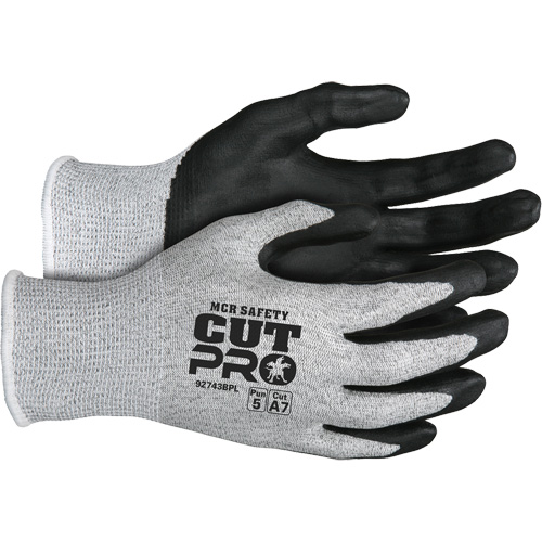 Safety Cut Pro Cut Resistant Gloves, Size Large, 13 Gauge, Bi-Polymer Coated, HPPE Shell, ASTM ANSI Level A7 Helyx Safety & Industrial Supplies