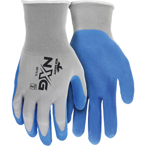 NXG&reg; Coated Gloves, Large, Rubber Latex Coating, 13 Gauge, Nylon Shell Helyx Safety & Industrial Supplies