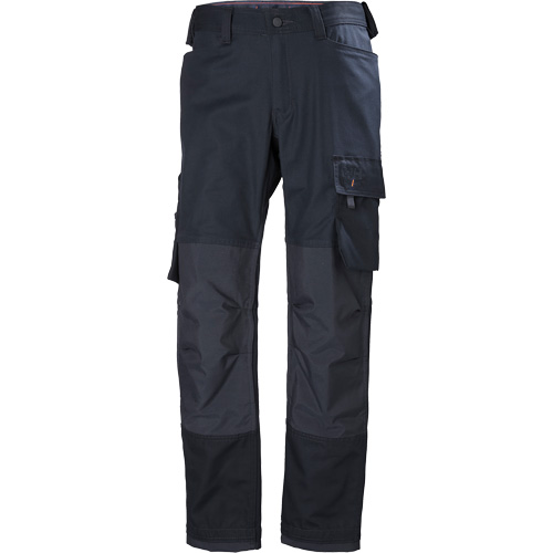 Pantalons de travail Oxford, Coton, Bleu marin, Taille 42 Helyx Safety & Industrial Supplies