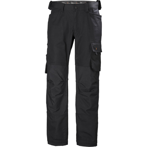 Pantalons de travail Oxford, Coton, Noir, Taille 30 Helyx Safety & Industrial Supplies