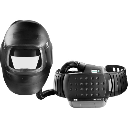 Syst&egrave;me de protection respiratoire &agrave; &eacute;puration d'air propuls&eacute; pour haute altitude Adflo, Masque de soudage, Pile Lithium-ion Helyx Safety & Industrial Supplies