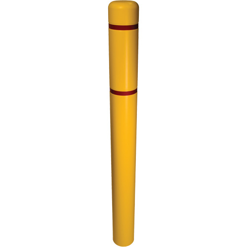 Couvre-bollard, 6" dia. x 52" l, Jaune Helyx Safety & Industrial Supplies