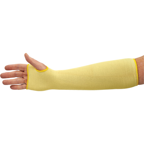 KleenGuard G60 Cut Resistant Sleeve, Kevlar&reg;, 18", ASTM ANSI Level A2/EN 388 Level 2, Yellow Helyx Safety & Industrial Supplies