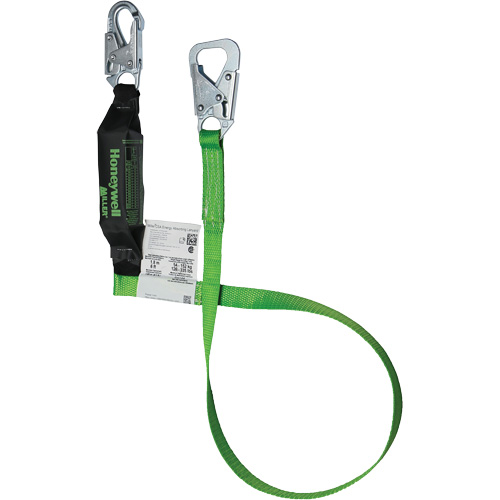 Miller&reg; BackBiter&reg; Tie-Back Lanyard, 6', Locking Snap Hook Center, Locking Snap Hook Leg Ends, Nylon/Polyester Helyx Safety & Industrial Supplies