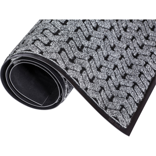 Tapis d'accueil Performance Tire-Track, Essuie-pieds/grattoir, 4' x 8' x 3/8", Gris Helyx Safety & Industrial Supplies