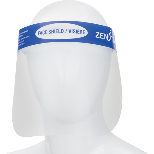 Visi&egrave;re jetable avec harnais de t&ecirc;te, PET Helyx Safety & Industrial Supplies