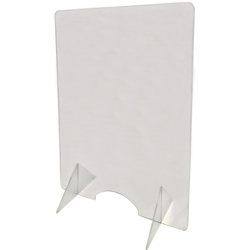 Countertop Safety Shield, 24" W x 32" H Helyx Safety & Industrial Supplies