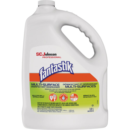 Fantastik&reg; Professional Multi-Surface Disinfectant & Degreaser, 3.78 L, Jug Helyx Safety & Industrial Supplies