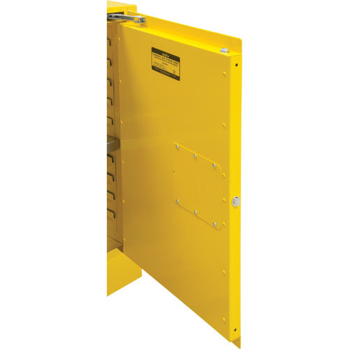 Flammable Storage Cabinet, 12 gal., 1 Door, 23" W x 35" H x 18" D Helyx Safety & Industrial Supplies