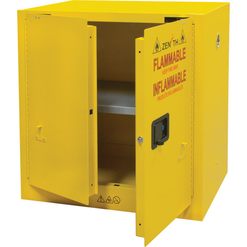 Flammable Storage Cabinet, 22 gal., 2 Door, 35" W x 35" H x 22" D Helyx Safety & Industrial Supplies