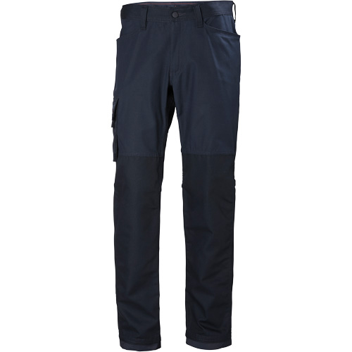 Pantalons d'entretien Oxford, Poly-coton, Bleu marin, Taille 30, Entrejambe 32 Helyx Safety & Industrial Supplies