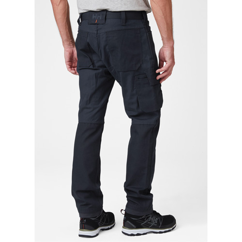 Pantalons d'entretien Oxford, Poly-coton, Bleu marin, Taille 30, Entrejambe 32 Helyx Safety & Industrial Supplies
