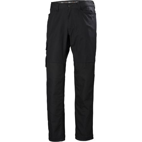 Pantalons d'entretien Oxford, Poly-coton, Noir, Taille 30, Entrejambe 32 Helyx Safety & Industrial Supplies