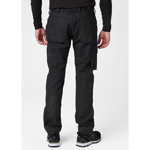 Pantalons d'entretien Oxford, Poly-coton, Noir, Taille 30, Entrejambe 32 Helyx Safety & Industrial Supplies
