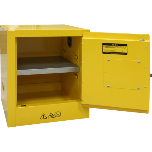 Armoire pour produits inflammables, 4 gal., 1 Porte(s), 17" La x 22" h x 18" p Helyx Safety & Industrial Supplies