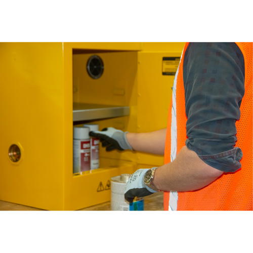 Armoire pour produits inflammables, 4 gal., 1 Porte(s), 17" La x 22" h x 18" p Helyx Safety & Industrial Supplies