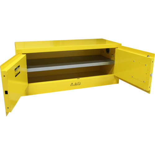 Armoire pour produits inflammables, 12 gal., 2 Porte(s), 43" La x 18" h x 18" p Helyx Safety & Industrial Supplies
